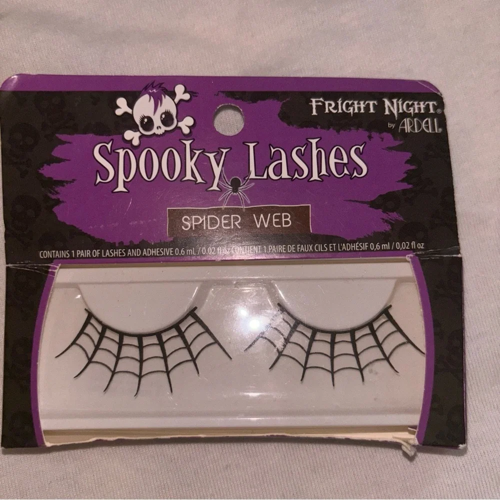 Ardell Fright Night Spooky Lashes Spider Web(0.6ml/0.02fl) As Seen‎ In Pics